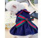 Christmas Bow Princess Dress Dog Clothes