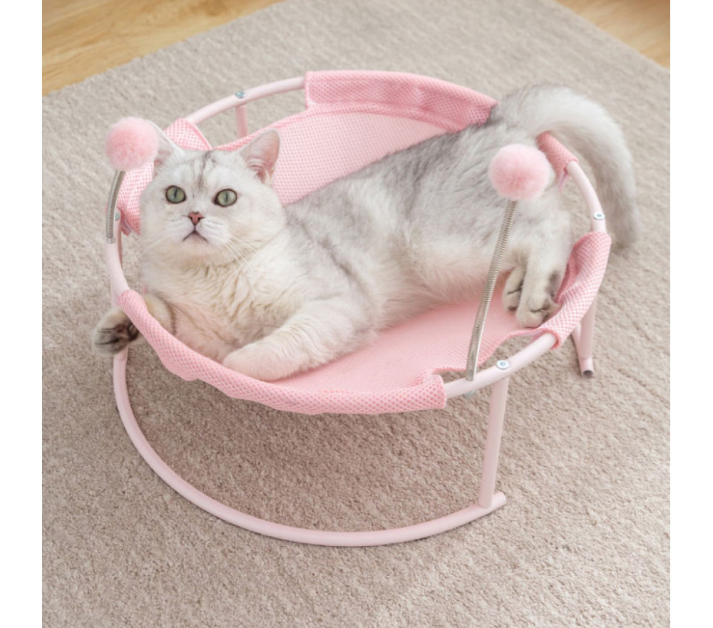 Hanging Basket Cat Bed Elevated Cat Hammock Raised Dog Beds