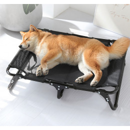Foldable Mesh Pet Cot Elevated Dog Bed