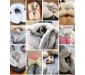 Cute Slippers Winter Cat Bed Detachable Washable Pet Bed