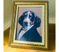 Gentleman Custom Fancy Dog Painting Royal Pet Portrait