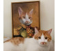Custom Royal Pet Portraits Personalized Cat & Dog Portrait Painting Canvas