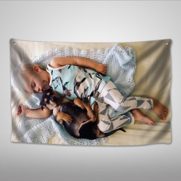 Custom Tapestry Personalized Pet Photo Blankets Memorial Gift