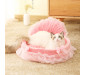 Princess Cat Bed Lace Cute Pink Dog Bed