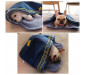 Dog Cave Bed Cozy Hooded Extra Large Dog Bed
