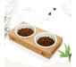 Ceramic Elevated Pet Food and Water Bowls