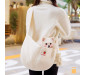 Small Dog Carrier Bag Soft Canvas Pet Sling Tote