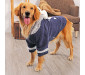 Bunny Ears Dog Coat with Hood 2-legged Sherpa Pajamas