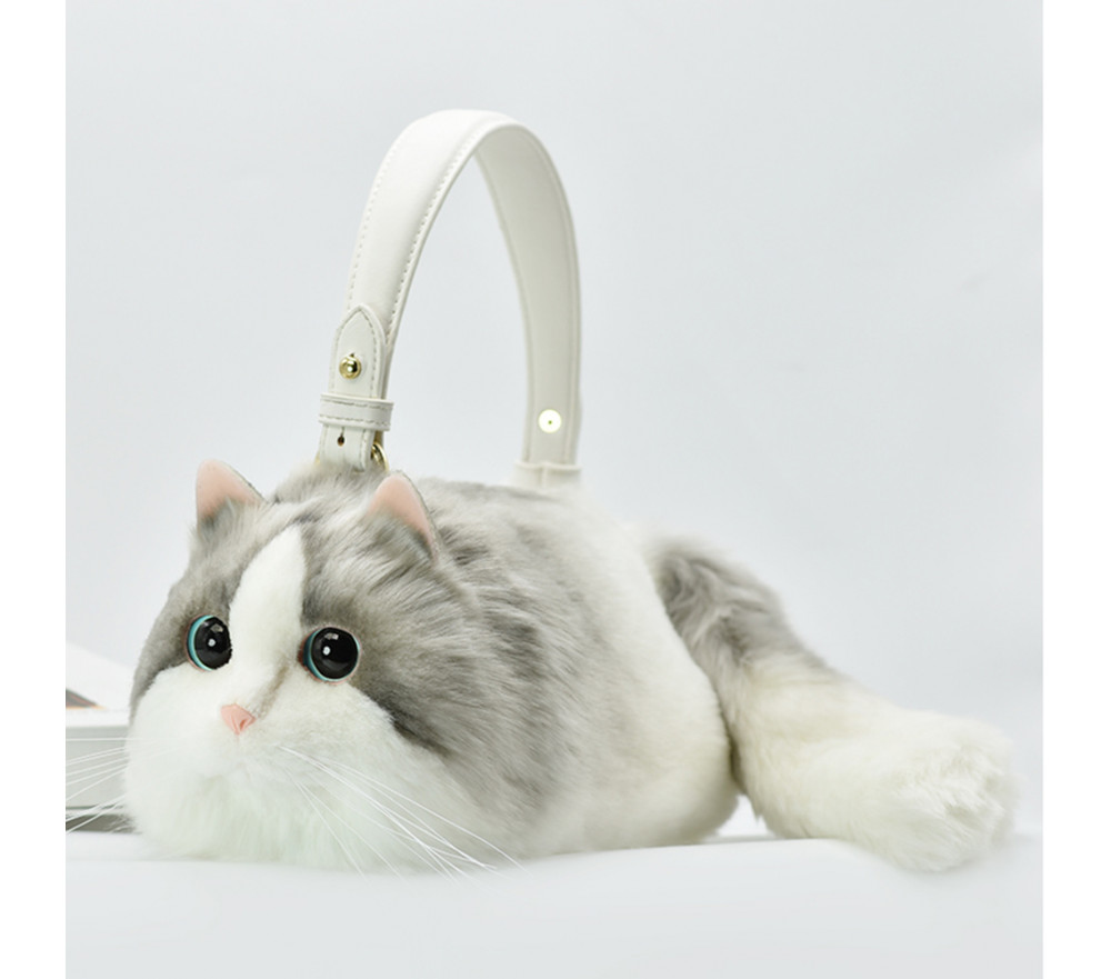3D Doll Cat Shoulder Bag