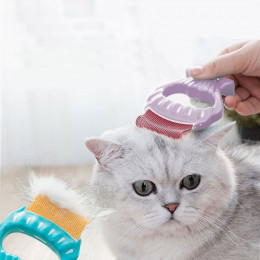 Shell Shaped Cat Hair Brush Wire Pet Hair Remover