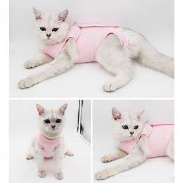 Cat Surgical Recovery Suit Anti-lick Sterilization Vest Female