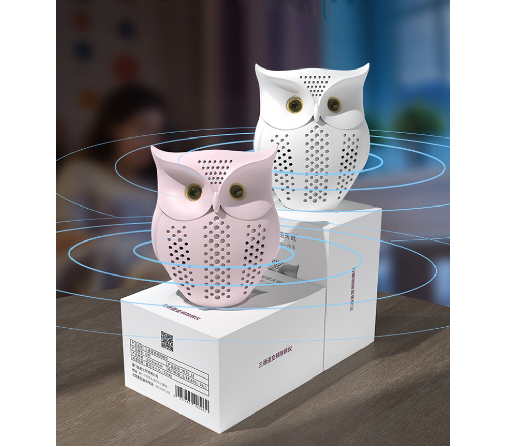Owl Shape Dust Mites Removal Ultrasonic Mite Controller Anti-mites Device