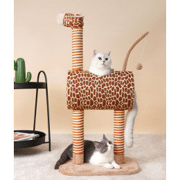 Giraffe Tall Cat Tree Tower Modern Cat Tree Condo