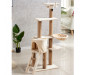 Carpet Cat Climbing Tree House Luxury Scratching Post with Stairs