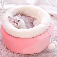 Pink pet bed, Cute pet bed, small dog bed, cute cat bed