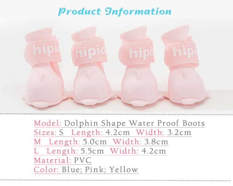 Product information of Dog Rain Boots