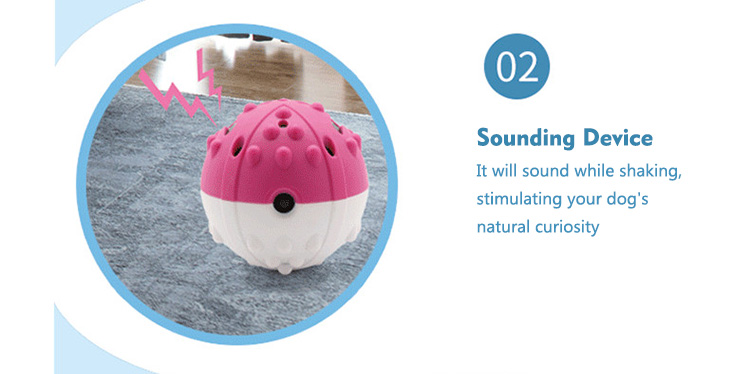 interesting sound toy, moving ball dog toy
